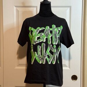 Black and Green Death Wish Graphic Tee